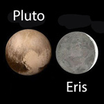 Dwarf planets Pluto and Eris