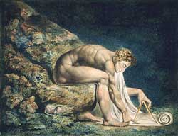 Sir Isaac Newton by William Blake